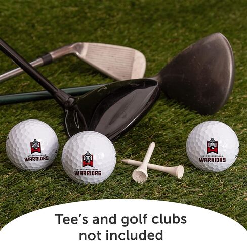 Desert Cactus University of Pennsylvania East Stroudsburg Golf Balls 3 Pack – ESU Warriors Full Color Three – Officially Licensed Sport Team Accessory (Design A) in Saudi Arabia