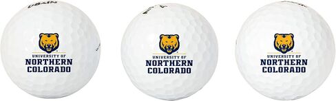 Desert Cactus University of Northern Colorado Golf Balls 3 Pack – UNC Bears Full Color Three – Officially Licensed Sport Team Accessory (Design B) in Saudi Arabia