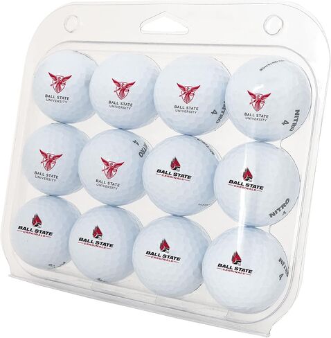 Desert Cactus Ball State University Golf Balls 12 Pack – BSU Cardinals Full Color Dozen – Officially Licensed Sport Team Accessory in Saudi Arabia
