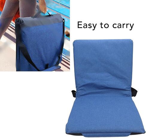 aqxreight Outdoor Folding Chair Cushion Foldable Stadium Cushion Portable Single Shoulder Chair for Fishing Camping Blue Other Which Fishing Convenient Practical is Folding in Saudi Arabia