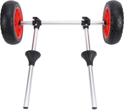 Kayak Cart, Foldable Lightweight Aluminum Trolley Carrier with Rubber Wheels for Beach and Camping in Saudi Arabia