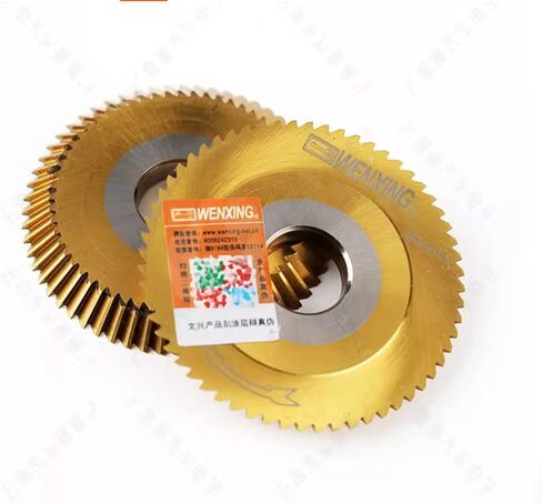 قاطع Wenxing الأصلي 0110J لـ (مطلي بالتيتانيوم) 60X6.0X16 بوصة HSS مناسب لآلات المفاتيح اليدوية Wenxing W218E، 218D، 218E، 288B، 288C، 218F، 288F (قطعة واحدة) in Kuwait