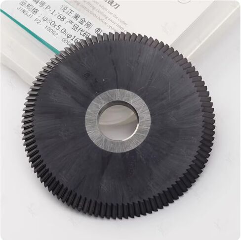 قاطعة الطحن 0014J(80X5.0X16) مع طلاء H.S.S أسود لآلات القطع الرئيسية Jing JI P2/ WenXing 100G2، 100G3، Q29 (قطعة واحدة) in Kuwait