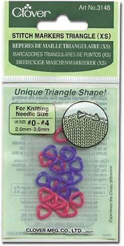 Clover 3148 Stitch Markers Triangle, XS in Kuwait