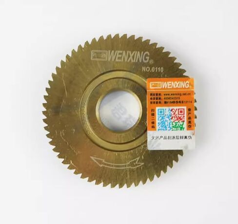 قاطع Wenxing 0110 الأصلي لـ (مطلي بالتيتانيوم) 60X6.0X16 بوصة HSS مناسب لآلات المفاتيح اليدوية Wenxing W218E، 218D، 218E، 288B، 288C، 218F، 288F (قطعة واحدة) in Kuwait