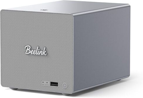 Beelink Mini PC,12th Gen Intel Alder Lake-N100 up to 3.4 GHz, 16GB DDR4 RAM 500GB M.2 SSD Desktop PC, S12 Pro Mini Computers, 4K@60Hz Dual HDMI, USB3.2, WiFi 6 BT5.2, RJ45 LAN, Family-NAS/HTPC in Kuwait