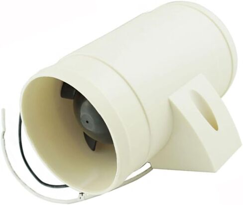 Marine Fan 12V In-Line Air Blower Boat Bilge Engine 145 cfm / 247 cmh Cool Ventilation Motorcycle parts(WHITE) in Kuwait