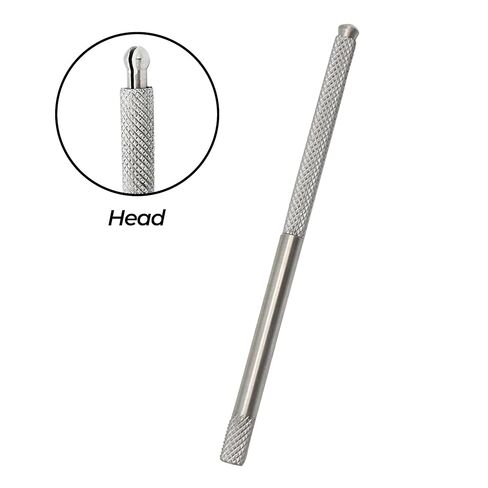 Stellmacher Ophthalmic Chuck Handle, Round Serrated Stainless Steel Instrument, Secure Grip Design, 10 cm Length Tool, for Educational Use (Chuck Handle) in Kuwait