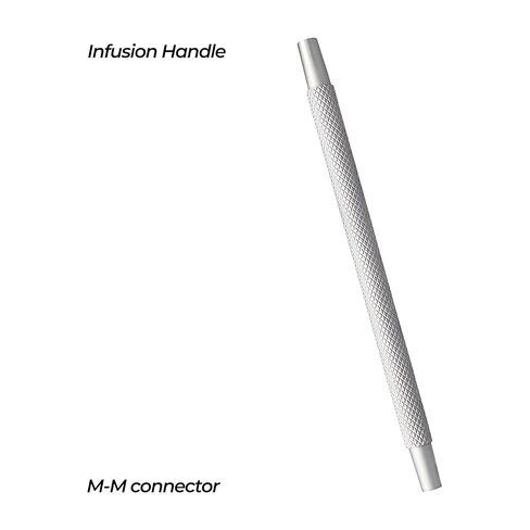 Stellmacher Infusion Handle, Male–Male Connector, Precision Ophthalmic Training Instrument, 10 cm Stainless Steel Tool, for Training & Educational Use (M-M Connecter) in Kuwait