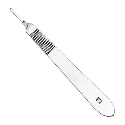Stellmacher Ophthalmic Scalpel Handle, Premium Stainless Steel Instrument, 12.5 cm Length, Precision Tool for Professional Training and Educational Use (Scalpel Handle) in Kuwait