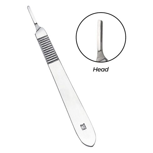 Stellmacher Ophthalmic Scalpel Handle, Premium Stainless Steel Instrument, 12.5 cm Length, Precision Tool for Professional Training and Educational Use (Scalpel Handle) in Kuwait