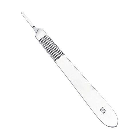 Stellmacher Ophthalmic Scalpel Handle, Premium Stainless Steel Instrument, 12.5 cm Length, Precision Tool for Professional Training and Educational Use (Scalpel Handle) in Kuwait