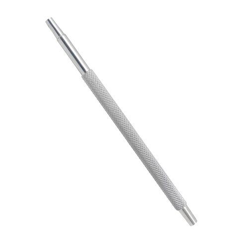 Stellmacher Ophthalmic Infusion Handle, Stainless Steel Training Equipment with Male/Tube Connector, 7.5 cm Knurled Handle for Educational Use (Male/Tube Connector) in Kuwait