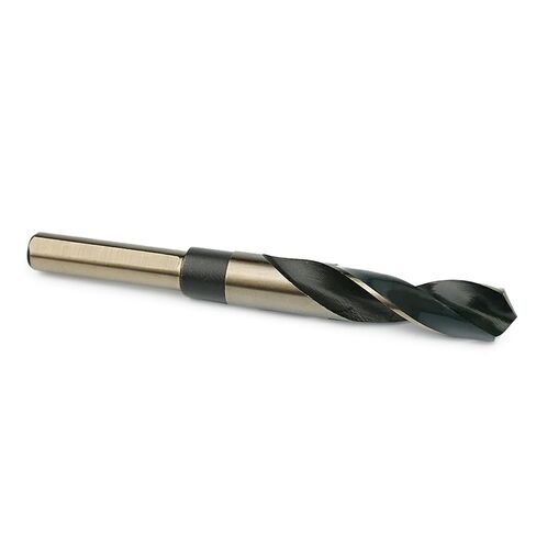 19mm Reduced Shank Twist Drill Bit Black Nitride & Gold Titanium Coated HSS Drill Bits for Stainless Steel Alloy Metal Plastic Wood - 1/2 Inch Shank in Saudi Arabia