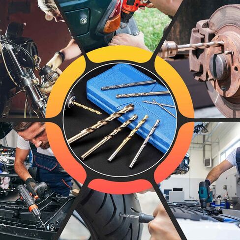 Drill Bit, 18mm Cutting Diameter, 1/2" Reduced Shank 3-Flat 4341 HSS Nitriding Black 118° Cutting Angle Bits - (Applications: for Plastic Wood) in Kuwait