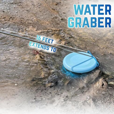 ZORAT 4-in-1 Disc Golf Retriever Pole، 16ft تلسكوبي مسترد القطب مع 4 خطاف، مقبض مطاطي متين وحقيبة حمل قرص مسترد قرص الجولف لاسترداد الأقراص من الماء والأشجار والشجيرات in Saudi Arabia