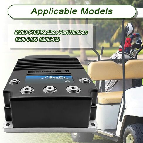 36-48 فولت 400A 1268-5403 12685403 378275403 متوافق مع كورتيس 1268 تيار مستمر SepEx وحدة تحكم سرعة المحرك EZ-GO عربات الجولف نادي السيارات in Kuwait