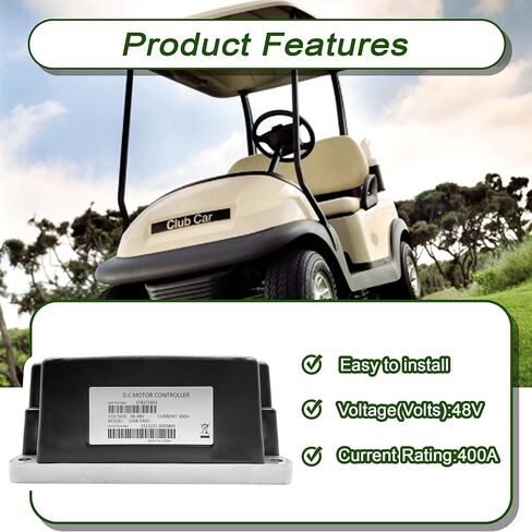 36-48 فولت 400A 1268-5403 12685403 378275403 متوافق مع كورتيس 1268 تيار مستمر SepEx وحدة تحكم سرعة المحرك EZ-GO عربات الجولف نادي السيارات in Kuwait