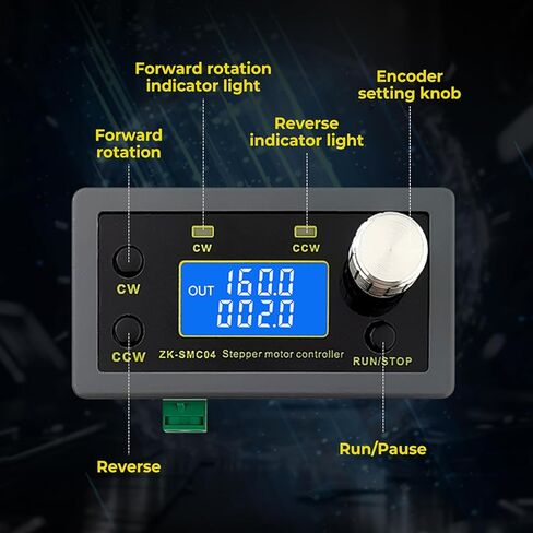 وحدة تحكم في تشغيل المحرك السائر لمحرك Nema 17/23/34، مدمج مع شاشة LCD تيار 6.6 أمبير، 64 خطوة صغيرة، تحكم تسلسلي TTL لـ CNC، طابعة ثلاثية الأبعاد، أتمتة لمحرك متدرج 42 57 86 in Saudi Arabia