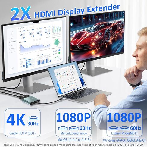 USB C to HDMI Adapter for iPhone 15 to HDTV [4K UHD] Type-C Male to HDMI Female Converter (Thunderbolt 3/4 Compatible) for MacBook Pro/Air, iPad Pro, iPhone 15, XPS, Pixelbook, Surface, More in Kuwait