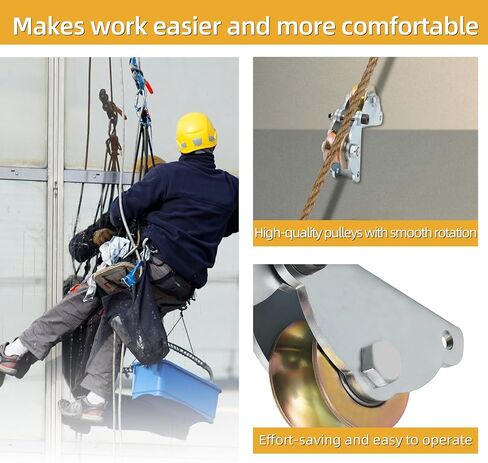 Two-Wheel Portable Pulley Device,Angle-Adjustable Pulley Device,Lifting Equipment,Labor-Saving Transportation Equipment,Products That Enhance Mobility Efficiency in Saudi Arabia