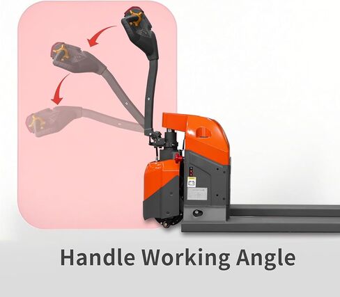 Tory Carrier Electric Pallet Truck, Standard Duty Pallet Truck 3300lbs Capacity, 48" x 27" Forks, Max Lift Height 7.3 Inch Powered Pallet Jack Lift for Handling & Storage & Lifting in Kuwait