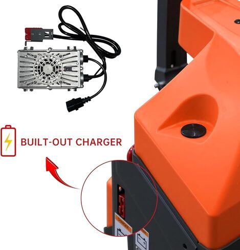 T TORY CARRIER 2 Pecies Pallet Jack Full Electric Pallet Truck Mini Type 3300 Lb. Capacity 48 x 27 Forks Material Handling Lift Suitable for Warehouse, Supermarket, Dock in Kuwait