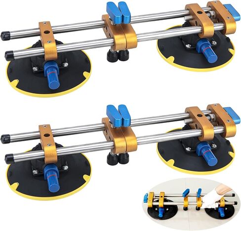 6 Inch Granite Seam Setter Tool, 2-Pack - Countertop Slab Lifter & Leveling System for Quartz, Marble, Natural Stone in Kuwait