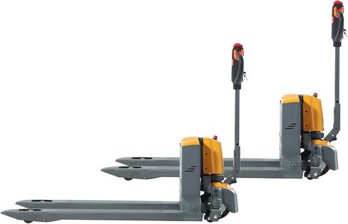 Tory Carrier Electric Pallet Jack 2 Pieces, 3300lb Cap. 48 x 27 Forks, Lithium Battery Motorized Trucks Lift for Material Handling in Kuwait