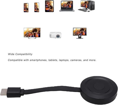 ciciglow 4K Screen Mirroring Adapter, Wireless HD Multimedia Interface Display Dongle, No Need to Download APP, for Phone, Tablet, Laptop Casting to TV, Monitor, Projector in Saudi Arabia