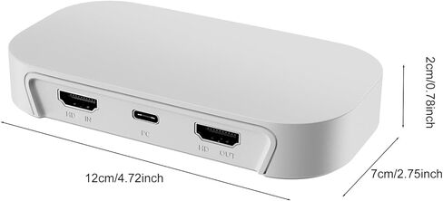 بطاقة SUNGOOYUE 4K60HDR، جهاز ألعاب HD 2.0 مع USB 3.2 Gen1 Type C، ممر HDR10 VRR، زمن استجابة منخفض 50 مللي ثانية لتسجيل البث على وحدات تحكم ألعاب macOS in Saudi Arabia