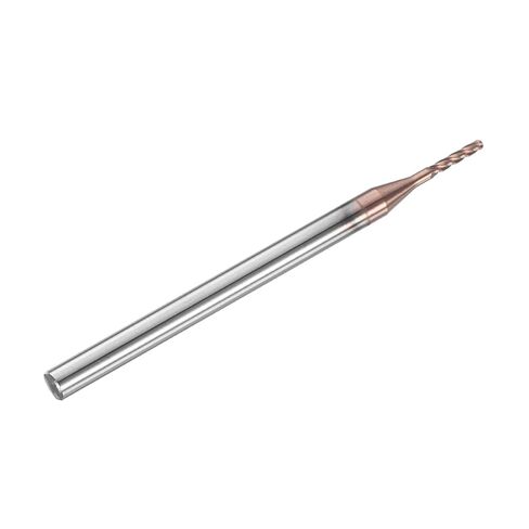 HARFINGTON الكرة نهاية الأنف مطحنة 4 الناي 3/64 "قطر 1/8" عرقوب كربيد التنغستن غير المطلية دوامة CNC راوتر بت 1/4 "طول القطع كرة نهاية واحدة لنحت النقش طحن in Saudi Arabia