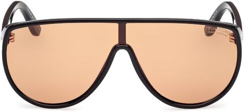 Tom Ford Achilles Photochromatic Brown Shield Men's Sunglasses FT1182 01E 00 in Saudi Arabia