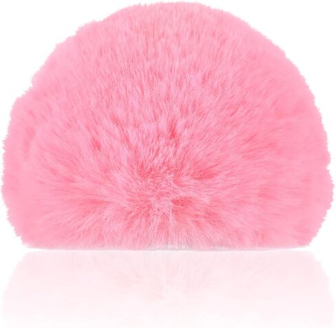 1pc Pink Pop Filter, Furry Windscreen Mic Cover for Snowball Mic, Pink Gaming Accessories Noise Reduction Microphone to Blocks Out Plosives, Ideal for ASMR Podcast Use in Kuwait
