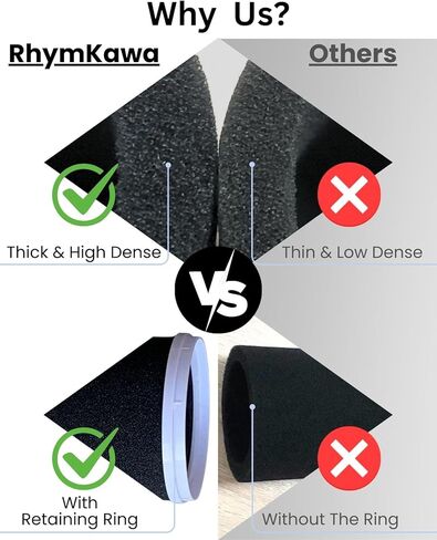 SM7b Foam Cover for Shuer SM7B, MV7 POP Filter RK345 Replacement, Windscreen with Colored Retaining O-Ring Identified Seat (White) in Kuwait