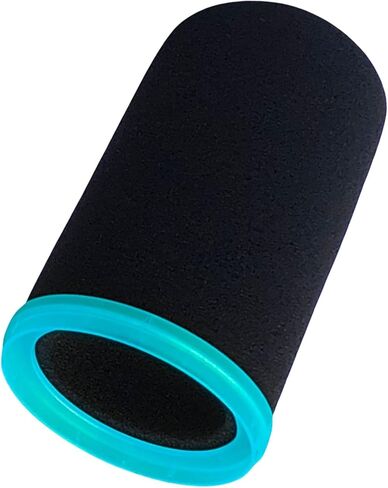 SM7b Foam Cover for Shuer SM7B, MV7 POP Filter RK345 Replacement, Windscreen with Colored Retaining O-Ring Identified Seat (Cyan) in Kuwait