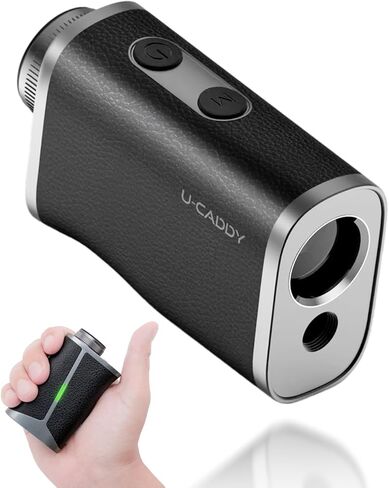 【Co-Developed with one of Japan’s Largest Golf Channels UUUM Golf】 U-CADDY Laser Golf Rangefinder, Pin Lock Vibration, 6.5X Magnification, Slope Switch, Compact Fast Finder in Saudi Arabia