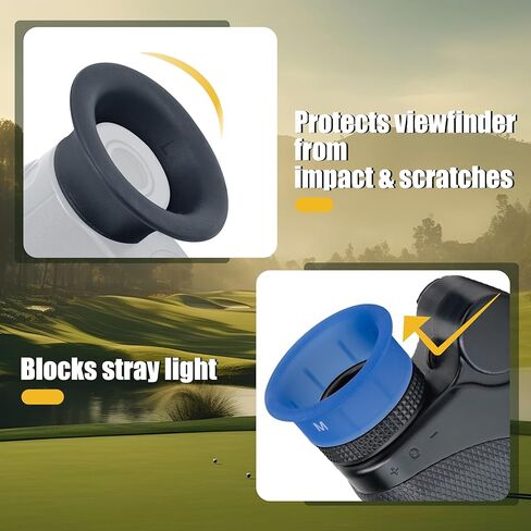 مجموعة Rangefinder Eyecup V2 مكونة من 6 أكواب للعين مع 3 أحجام لعدسة محدد منظر الجولف GPS، تناسب Bushnell، TGW، Gogogo، Blue Tees، Powershot، Callaway، Tec، Revasri، Mileseey، Redtiger in Kuwait