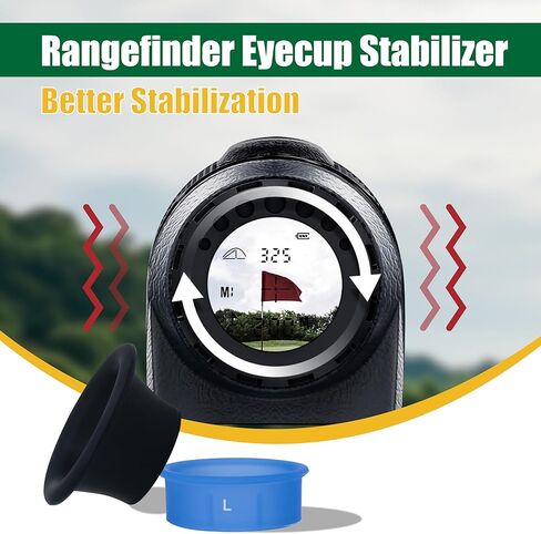 مجموعة Rangefinder Eyecup V2 مكونة من 6 أكواب للعين مع 3 أحجام لعدسة محدد منظر الجولف GPS، تناسب Bushnell، TGW، Gogogo، Blue Tees، Powershot، Callaway، Tec، Revasri، Mileseey، Redtiger in Kuwait