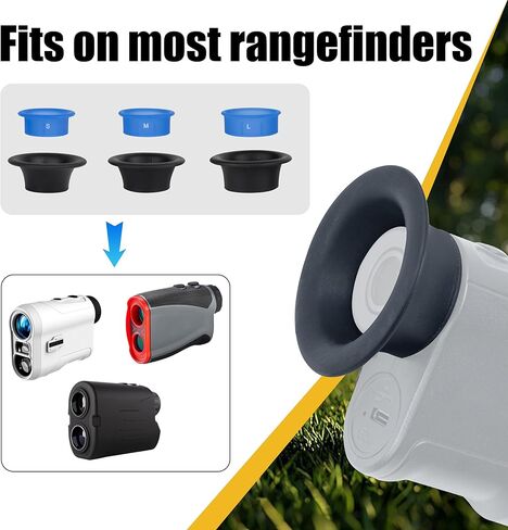 مجموعة Rangefinder Eyecup V2 مكونة من 6 أكواب للعين مع 3 أحجام لعدسة محدد منظر الجولف GPS، تناسب Bushnell، TGW، Gogogo، Blue Tees، Powershot، Callaway، Tec، Revasri، Mileseey، Redtiger in Kuwait