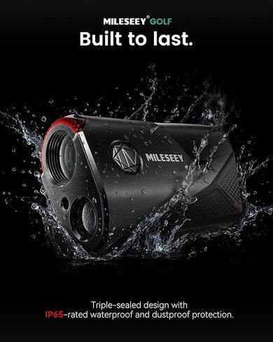 AI Golf Rangefinder with Smart Slope, 2000 Yards Laser Range Finder 7.5X Magnification, 0.1s Flag Pole Locking Vibration, Magnetic Mount - MILESEEY GenePro S1 in Kuwait