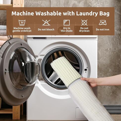 حصيرة حمام وافل كوكور ، حصيرة حمام امتصاص فائقة لأرضية الحمام ، آلة قابلة للغسل سجادة حمام غير قابلة للغسل مع شرابات ، حصيرة حمام ناعمة لغرفة الغسيل ، غرفة نوم ، بني 17 "× 24" in Kuwait