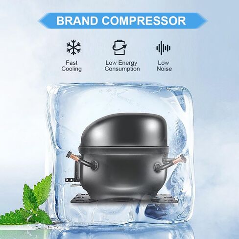 HNZXIB Ultra Low-temperature Freezer 28L, -123℉ Deep Freezer, Lab Refrigerator with Full Copper Tube System, 24/7 Continuous Cooling, ULT Freezer for Food & Sample Freezing, Cryogenic Storage in Saudi Arabia