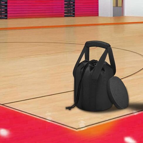 حقيبة تخزين لوضع الجلة مع حزام كتف قابل للتعديل، قماش أكسفورد من النايلون عالي التحمل لكرات رمي ​​الجلة بوزن 6 رطل إلى 16 رطل، حقيبة حمل محمولة لرياضيي المضمار والميدان in Kuwait