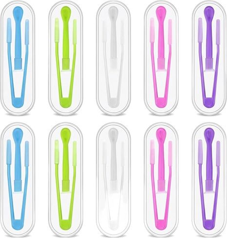 10 Pack Contact Lens Remover Tool Kit with Case, Colorful Contact Lens Applicator & Inserter, Soft Tip Tweezers and Suction Cup Contact Lens Removal Tool for Soft and Hard Contact Lenses in Saudi Arabia