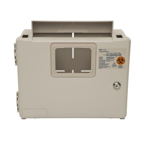 Covidien 8556H SharpSafety Wall Enclosure with Glove Box and Container, for 2 and 5 Quart, Safety in Room Container in Saudi Arabia