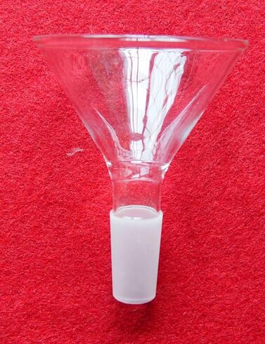 100 مم 24/40 قمع مسحوق زجاجي 100 مل زجاجيات مختبرية in Kuwait