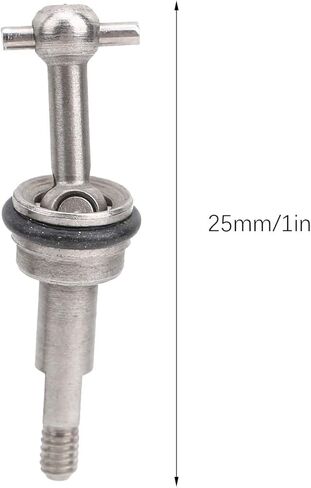 RC Car Metal Joint Shaft Upgrade Parts High Strength Durable Transmission Components for Wltoys K969 K979 K989 K999 P929 P939 1 28 Scale Silver Color 25mm Length 4 Pieces Set in Saudi Arabia