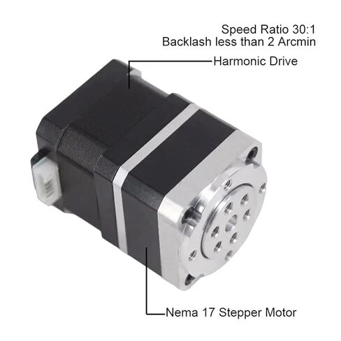 Mini Harmonic Drive High Precision Strain Wave Gear Reducer Rotary Actuators for Industrial Robot(Motor Kit,0.42Nm-40mm Motor) in Saudi Arabia