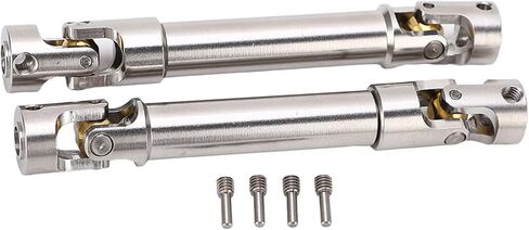 2 Pcs RC Drive Shaft Stainless Steel M4 for 1/10 RC Crawler for Traxxas for Axial SCX10 II (113mm) in Saudi Arabia
